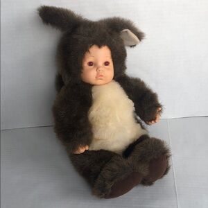 Anne Geddes Collectible Squirrel Stuffed Baby Doll